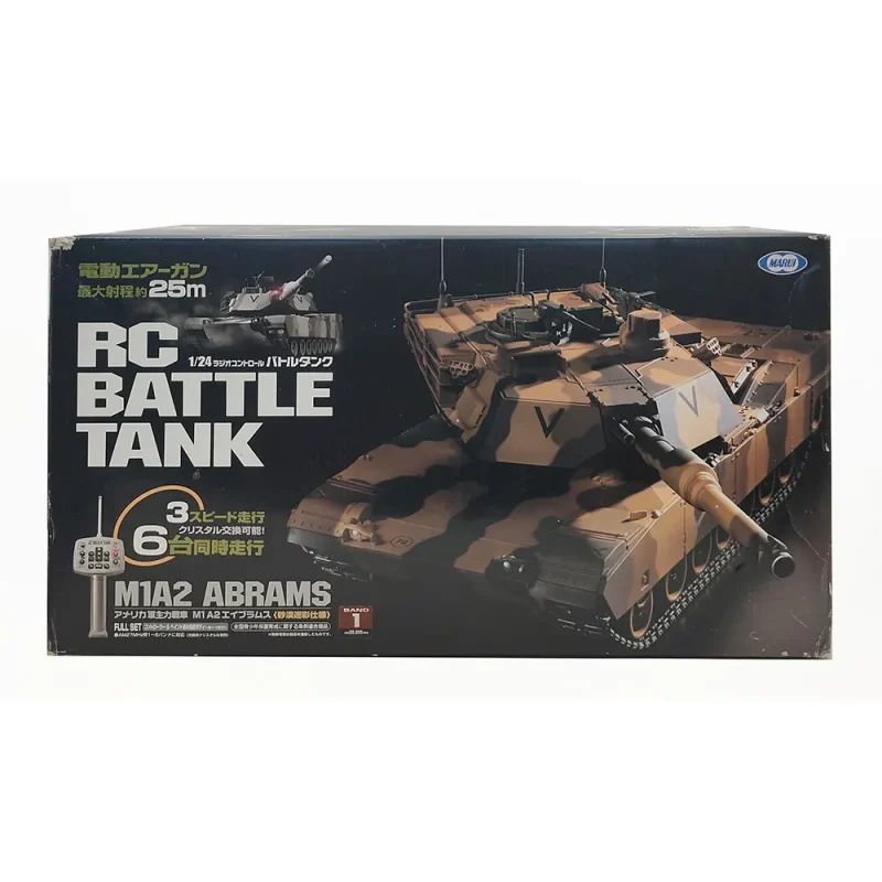 Tokyo Marui 1/24 RC M1A2 Abrams Battle Tank - Complete Working Set with Original Box