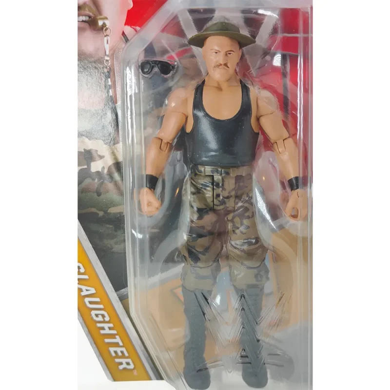 WWE Sgt Slaughter Basic Series #69 6-Inch Mattel Action Figure