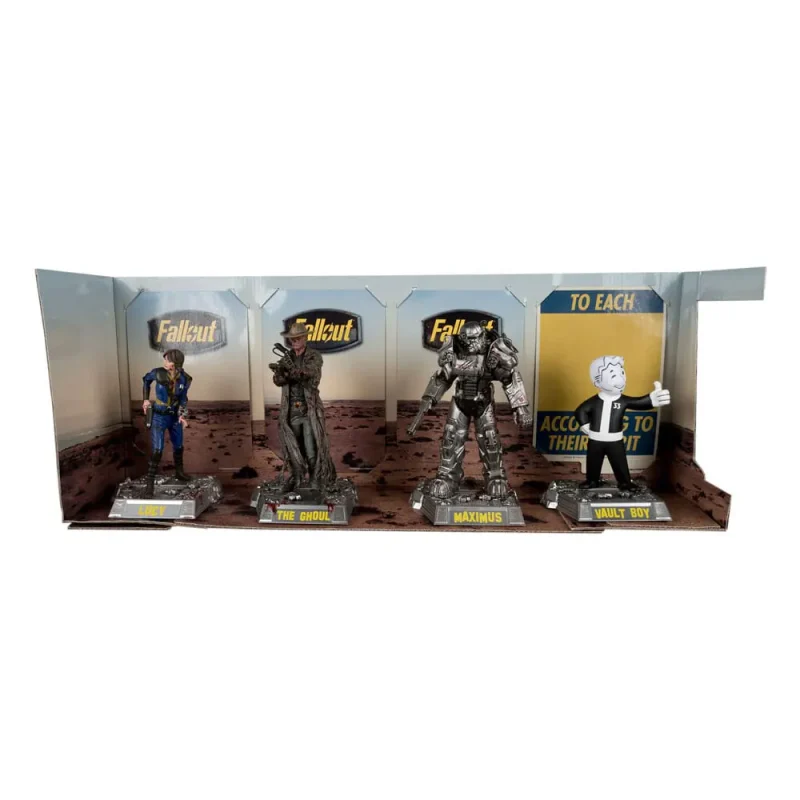 Fallout TV Series 4-Pack Lucy Maximus The Ghoul & Vault Boy McFarlane Toys Movie Maniacs