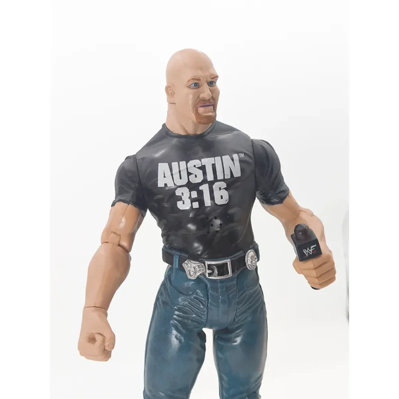 WWF WWE Stone Cold Steve Austin Internet Active Electronic Jakks Pacific 12-Inch Action Figure