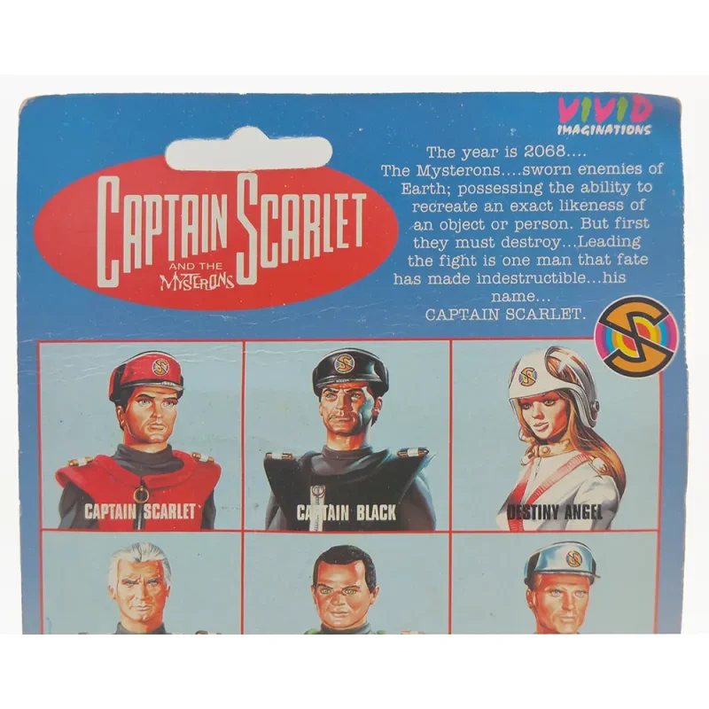 Captain Scarlet 3.75″ Vivid Imaginations Action Figure 1993 Gerry Anderson