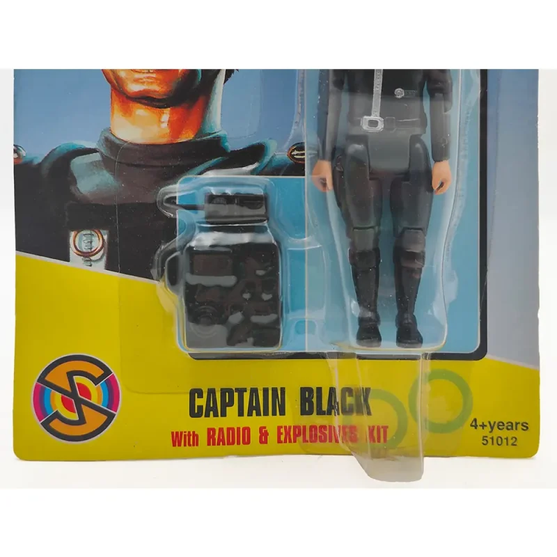 Captain Scarlet Captain Black 3.75″ Vivid Imaginations Action Figure 1993 Gerry Anderson