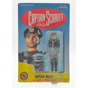 Captain Scarlet Captain Black 3.75″ Vivid Imaginations Action Figure 1993 Gerry Anderson