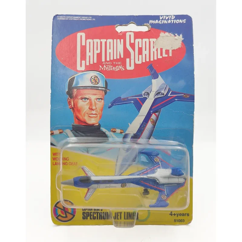 Captain Scarlet Spectrum Jet Liner Vivid Imaginations Diecast Car 1993 Gerry Anderson