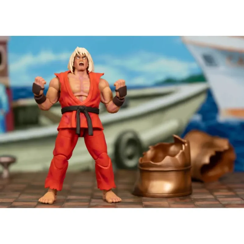 Jada Toys Ultra Street Fighter II The Final Challengers Violent Ken 6-Inch Action Figure SDCC 2024 Exclusive