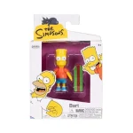 The Simpsons Bart Simpson With Skateboard Jakks Pacific 6 cm Action Figure