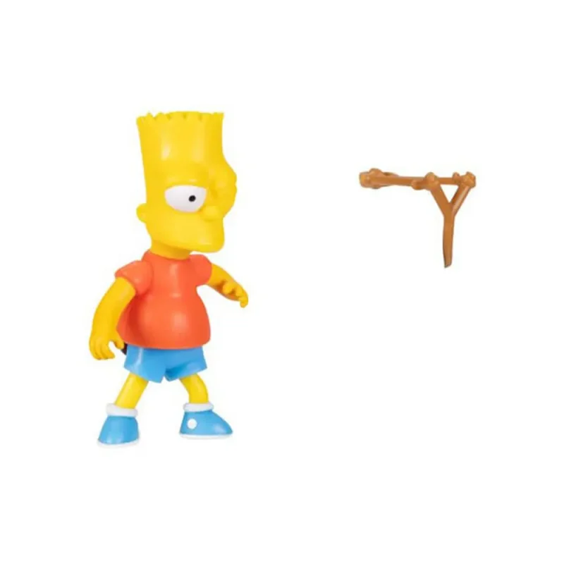 The Simpsons Bart Simpson With Slingshot Jakks Pacific 6 cm Action Figure