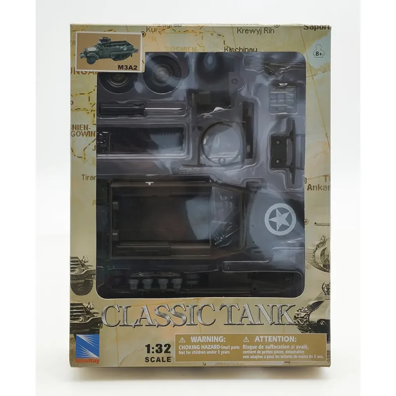 New-Ray Classic Tank M3A2 Half-Track Model Kit 1:32