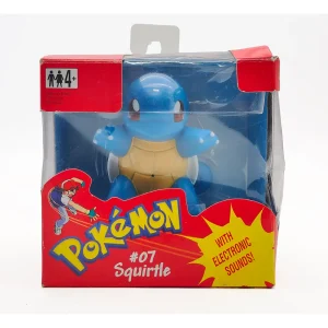 Pokemon #07 Squirtle 1999 Hasbro Action Figure With Electronic Sounds