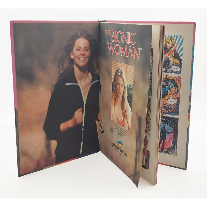 The Bionic Woman Annual 1977 - Vintage Hardcover Book