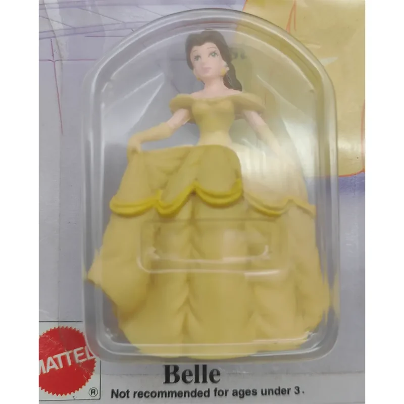 Disney Beauty and the Beast Vintage Figure Bundle - Ideal Belle Bendable Figure & Mattel 3-Pack 1993