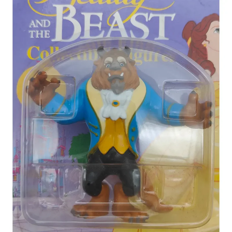 Disney Beauty and the Beast Vintage Figure Bundle - Ideal Belle Bendable Figure & Mattel 3-Pack 1993