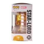 Funko POP Marvel Studios Star Lord #353 Gold Chrome Vinyl Figure