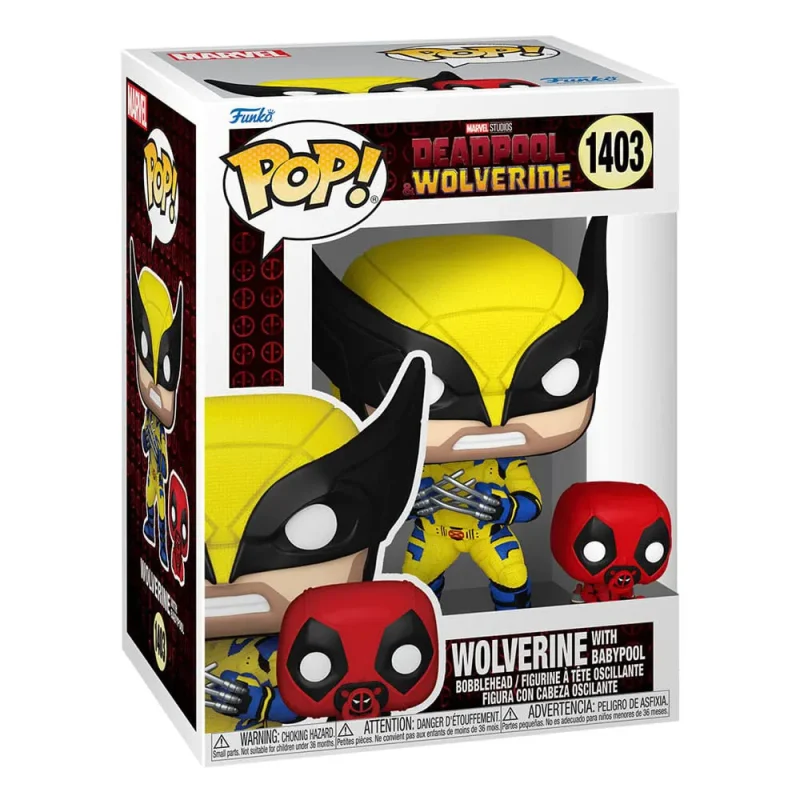 Funko POP Wolverine With Babypool Deadpool Wolverine #1403 Vinyl Figure