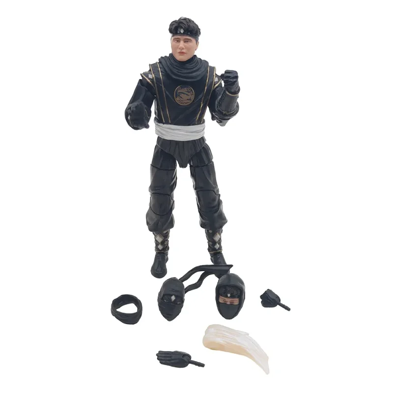 Power Rangers Lightning Mighty Morphin Ninja Black Ranger 15 cm Hasbro Action Figure 2022