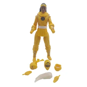 Power Rangers Lightning Mighty Morphin Ninja Yellow Ranger 15 cm Hasbro Action Figure 2022