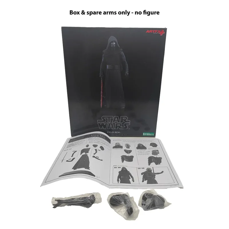 Star Wars Kylo Ren ARTFX+ Kotobukiya 2020 SW109 - BOX & ACCESSORIES ONLY - NO FIGURE