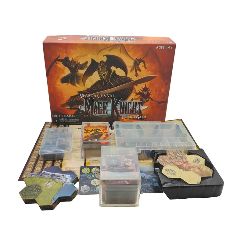 Mage Knight Board Game & The Lost Legion Expansion Bundle Vlaada Chvátil WizKids 2011 2013