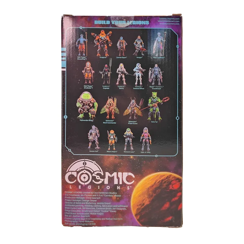 Aius Cyppiteon Cosmic Legions Hvalkatar Book Two Gravenight 15 cm Action Figure Four Horsemen Studios 2023