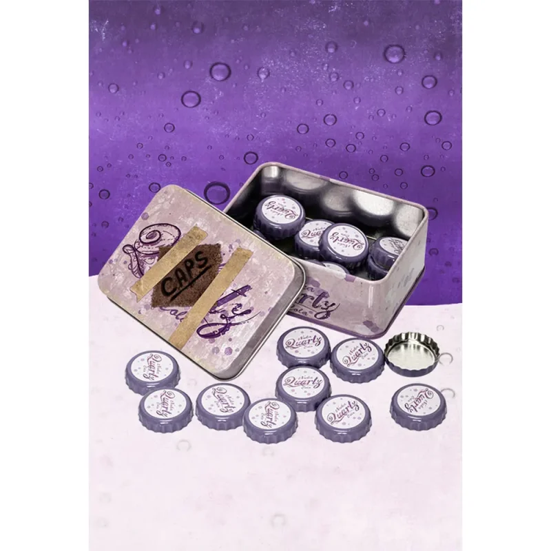 Dev Plus Fallout Nuka Quartz Bottle Caps Collectible Tin Set By Dev Plus