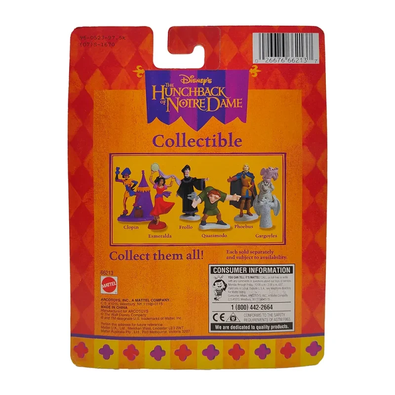 Disney Hunchback Of Notre Dame Gargoyles Mattel Mini Figure 1996 66213