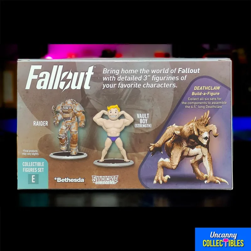 Syndicate Collectibles Fallout E Raider & Strong Vault Boy 7 cm Action Figure 2 Pack