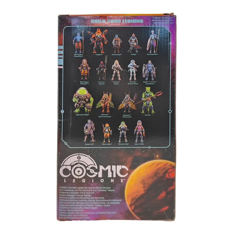 Kanoxx Vull Four Horsemen Studios Cosmic Legions Hvalkatar Book Two Gravenight 15 cm Brute-Scale Action Figure 2023