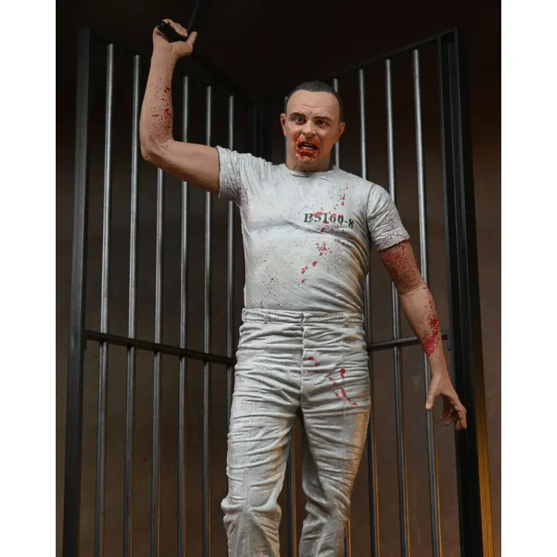 NECA Silence of the Lambs Dr Hannibal Lecter Prison Escape 18 cm Action Figure