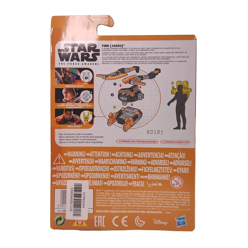 Star Wars Finn Jakku The Force Awakens 3.75 Inch Action Figure Hasbro 2015