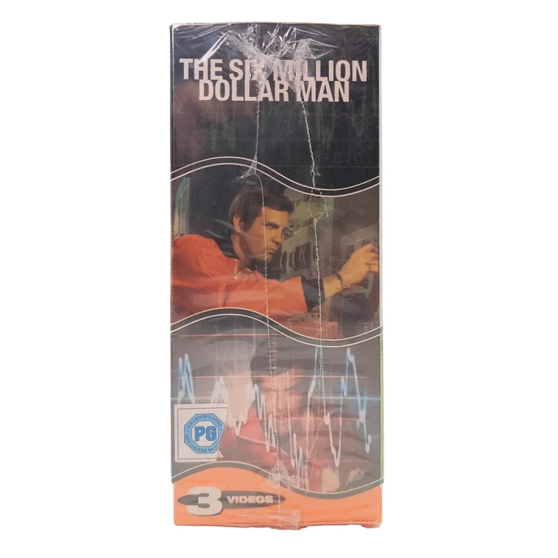 The Six Million Dollar Man 9 Episode 3 Video VHS Box Set 2003
