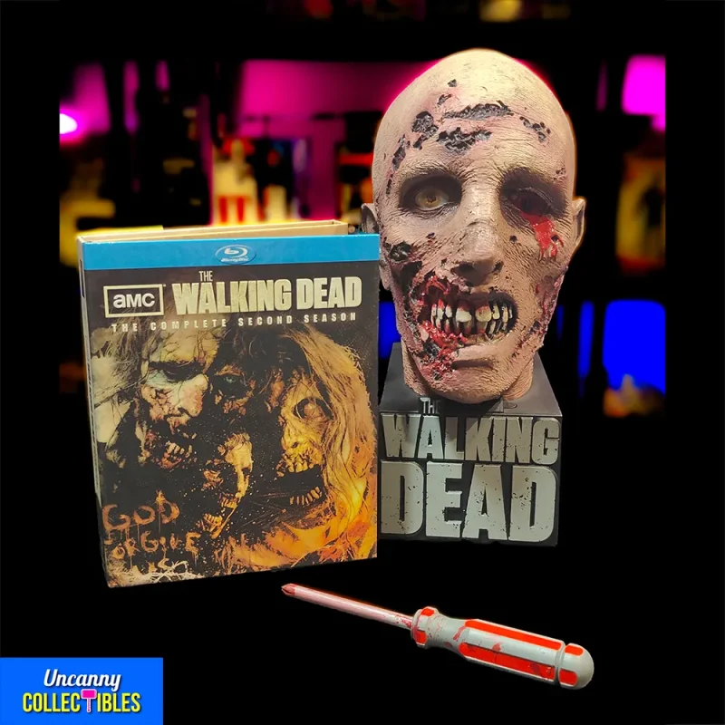 The Walking Dead Complete Season 2 Set With Zombie Head Statue Limited Edition Box Set AMC 2013