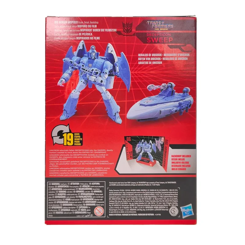 Transformers Studio Series 86-10 Sweep Voyager Class Action Figure Hasbro 2021