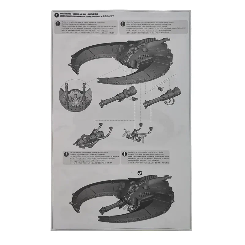Warhammer 40000 Necron Doom Scythe / Night Scythe Games Workshop 2012 49-15