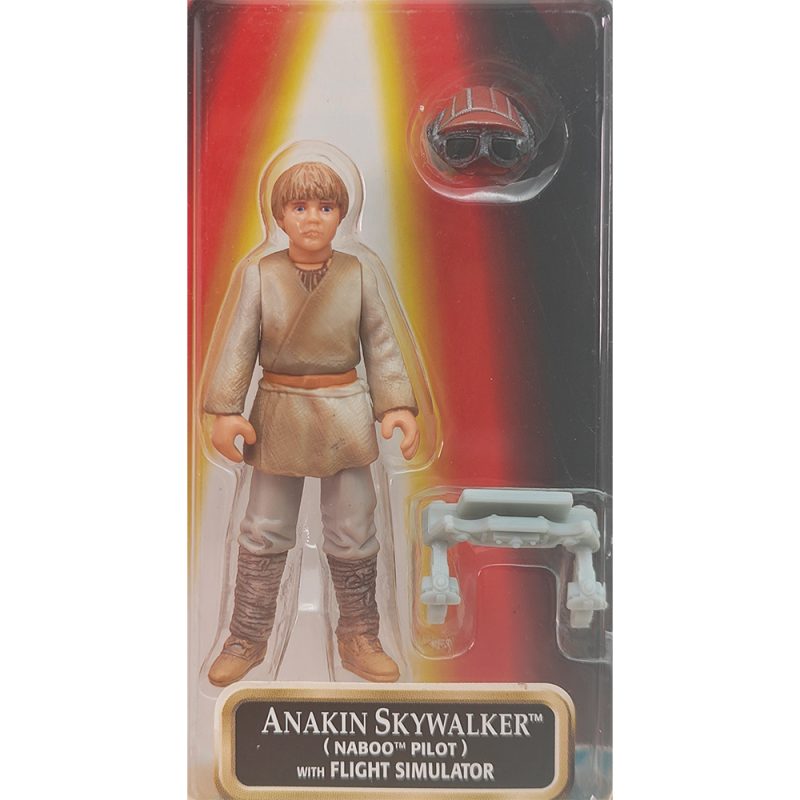 Star Wars Episode 1 Anakin Skywalker Naboo Pilot CommTech Chip 3.75 Inch Action Figure Hasbro 1998